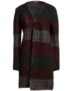 Kocca Charcoal Cardigan Acrylic, Wool - Black