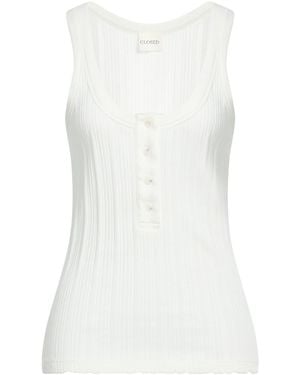 Closed Top Cotton - White