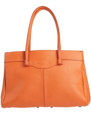 Tod's Handbag Leather - Orange