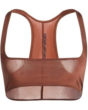 Rick Owens Top Viscose, Elastane - Brown