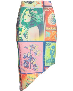 Miaou Midi Skirts - Orange