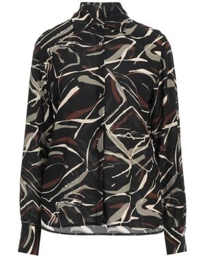 Grifoni Shirt Silk - Black