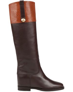 Via Roma 15 Dark Boot Leather - Brown