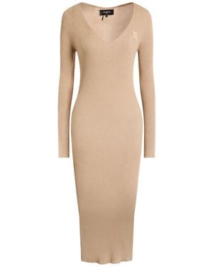 Rochas Midi Dress Viscose, Polyamide, Lurex - Natural