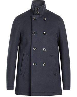 Herno Midnight Coat Wool, Cashmere - Blue