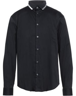 ARMANI EXCHANGE Shirt Cotton, Elastane - Blue