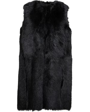 P.A.R.O.S.H. Shearling- & Kunstfell - Schwarz