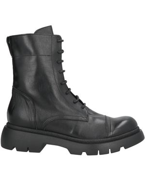 SINAPSI Ankle Boots Leather - Black