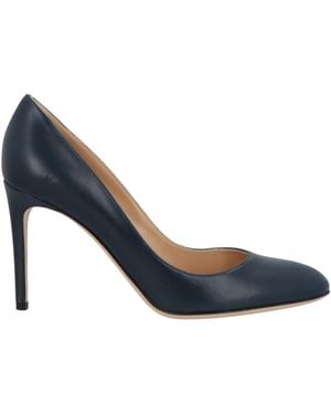 Sergio Rossi Midnight Pumps Leather - Blue
