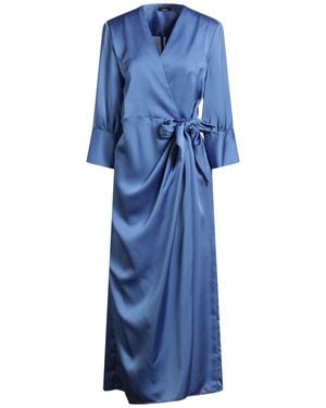 Hanita Maxi Dress Polyester, Elastane - Blue