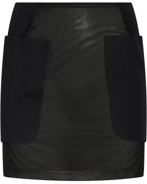 Gianfranco Ferré Mini Skirt Polyamide, Cotton, Elastane - Black