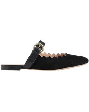 Chloé Mules & Clogs Soft Leather - Black