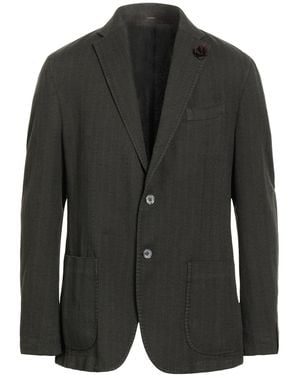 Windsor. Military Blazer Cotton, Linen - Black