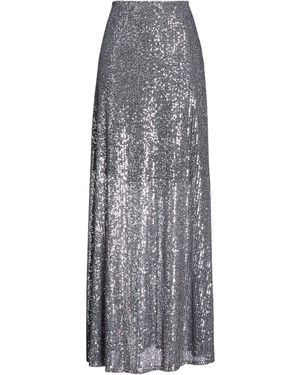 Alessandra Gallo Maxi Skirt Polyester, Elastane - Gray