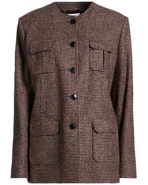 SAULINA Milano Jacket Wool, Polyamide, Acrylic - Brown