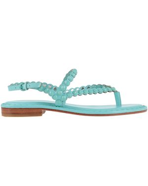 Ash Thong Sandal Leather - Green