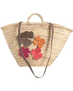 Danielapi Handbag Straw - White