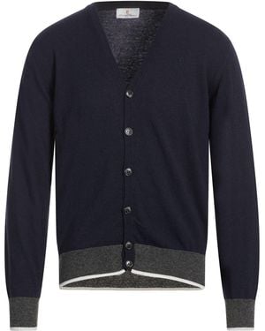 Conte Of Florence Cardigan Wool, Viscose, Polyamide, Cashmere - Blue