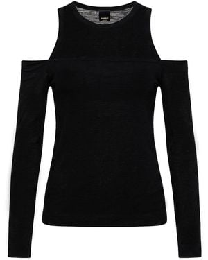 Pinko Top Wool, Nylon - Black