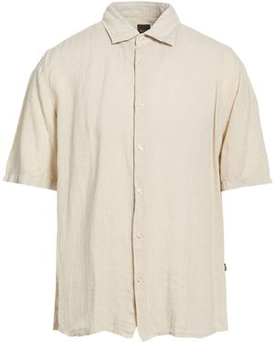 BOSS Shirt Linen - White