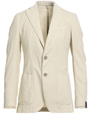 Santaniello Blazer Cotton, Polyamide - Natural