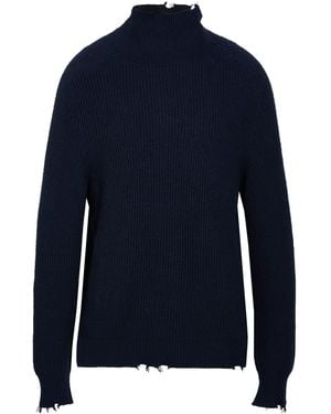 Grifoni Rollkragenpullover - Blau