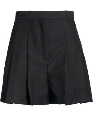 McQueen Shorts & Bermuda Shorts Wool, Mohair Wool - Black