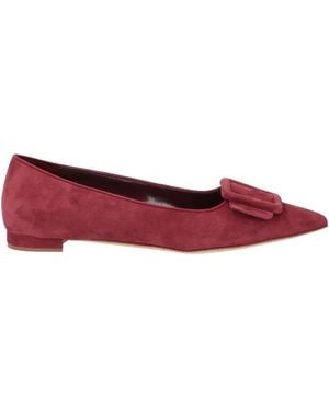 Manolo Blahnik Ballerina - Rot