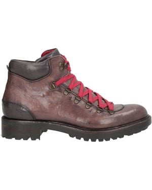 Corvari Ankle Boots Leather - Purple
