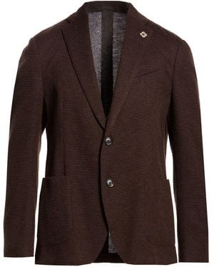 Lardini Blazer Wool, Polyamide - Brown