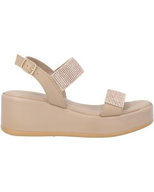 Igi&co Taupe Sandals Calfskin - Natural