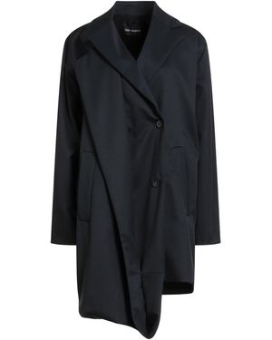 TOOS FRANKEN Midnight Overcoat & Trench Coat Virgin Wool - Blue