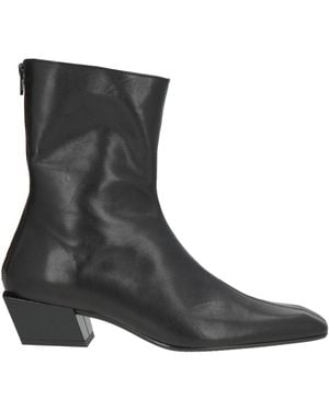 Ras Ankle Boots Leather - Black