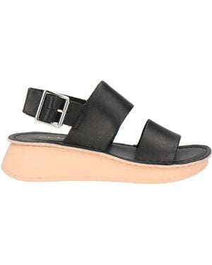 Clarks Sandals Leather - Black