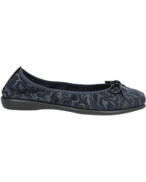 The Flexx Ballet Flats Leather - Blue