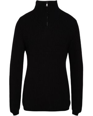Officina 36 Jumper Acrylic, Wool - Black