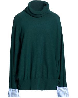 Jejia Turtleneck Wool, Viscose, Polyamide, Cashmere, Cotton - Green