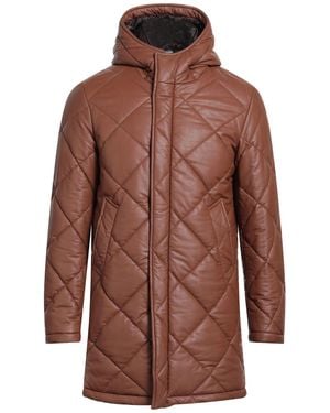 Daniele Alessandrini Puffer Polyurethane, Viscose - Brown