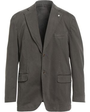 L.B.M. 1911 Military Blazer Cotton, Polyester - Gray
