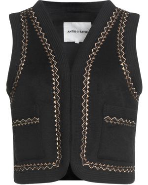Antik Batik Waistcoat - Black