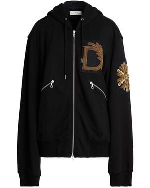 Dries Van Noten Sweatshirt Cotton - Black