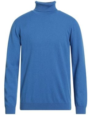 Messagerie Azure Turtleneck Cashmere - Blue