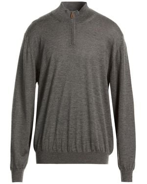 Fedeli Turtleneck Cashmere, Silk - Gray