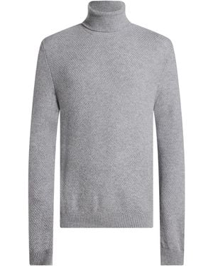 Alpha Studio Turtleneck Cashmere - Gray