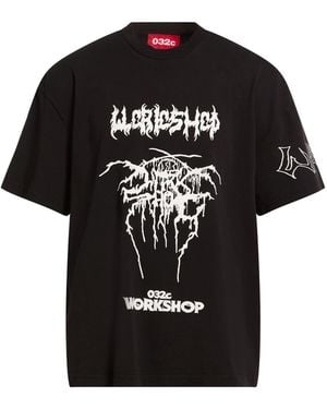 032c T-Shirts - Black
