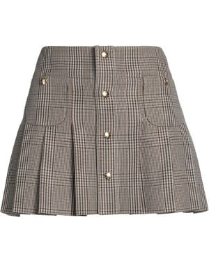Celine Mini Skirt Linen, Wool - Grey