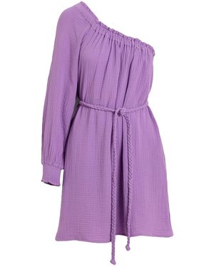 Xirena Mini Dress Cotton - Purple
