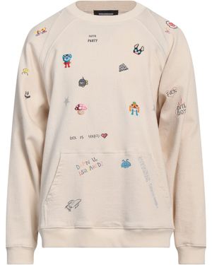 DSquared² Sweatshirt Cotton, Lyocell, Elastane - Natural