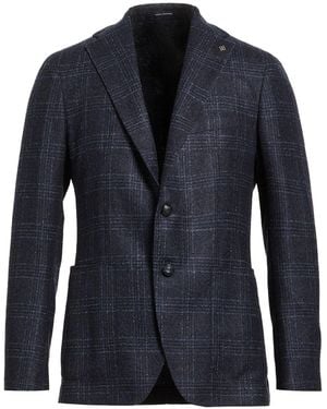 Tagliatore Blazer Virgin Wool, Polyester - Blue