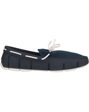 Swims Midnight Loafers Textile Fibers - Blue